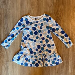 Tea Collection Blue and White Kids Dress